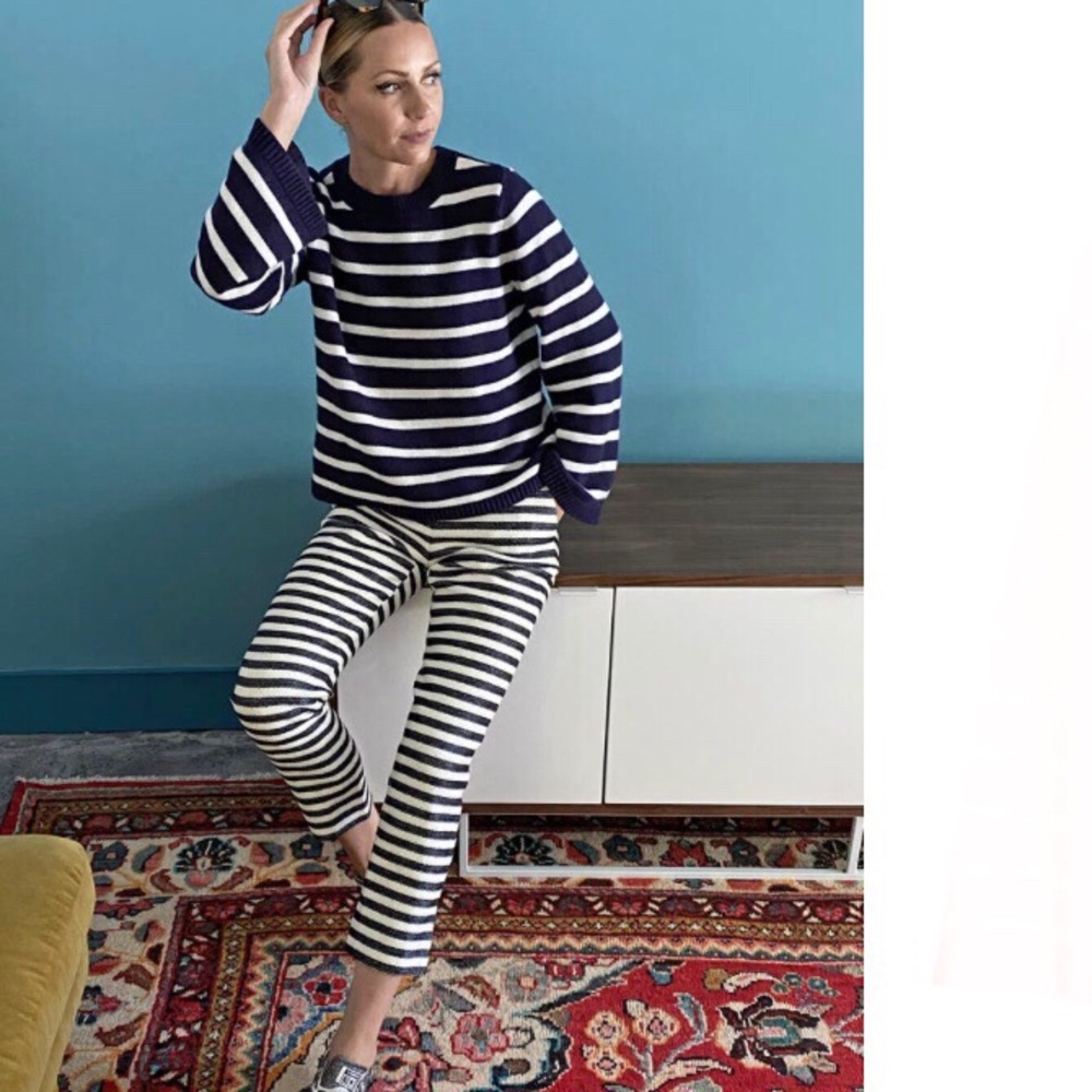 Halogen
x Atlantic-Pacific Oversize Stripe Sweater
